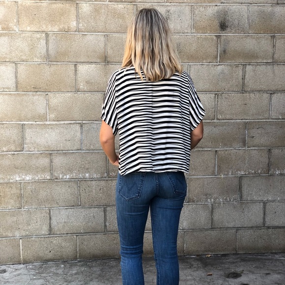 Rue Stiic Striped Crop - Picture 3 of 5